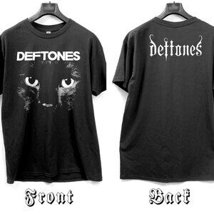 Deftones Black Cat Unisex Black Cotton T-shirt 231